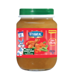 PETIT POT POULET ET LÉGUMES CUISINÉS 190g
