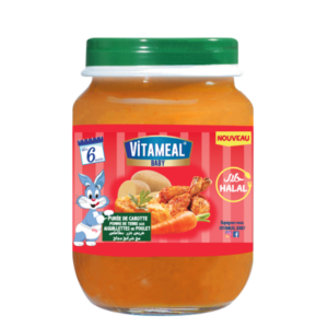 PETIT POT PURÉE DE CAROTTE-POMME DE TERRE AUX AIGUILLETTES DE POULET 190g