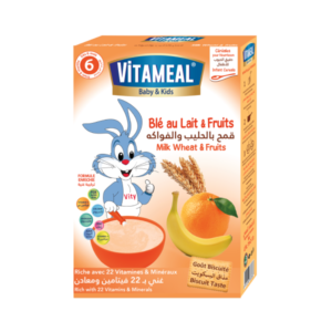Blé au lait et fruits 250g